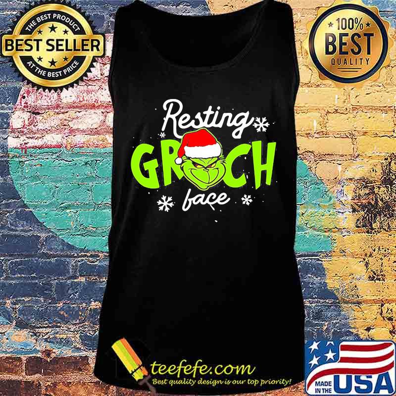 Resting Grinch Face Merry Christmas Shirt Tank top Resting Grinch Face Merry Christmas Shirt Tank top