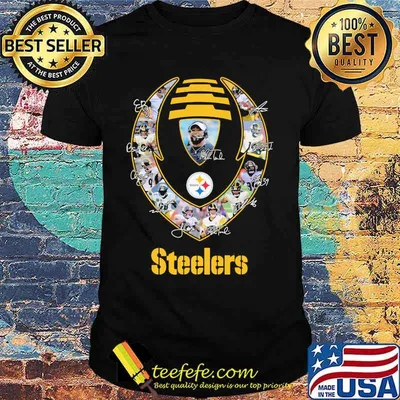 Rugby Ball Pittsburgh Steelers Signature Team Football Shirt
