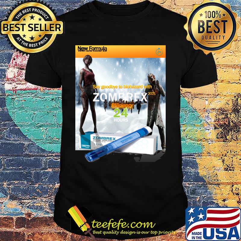 Say Goobye To Biohazard With Zombrex Zoombie 2021 Shirt