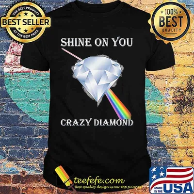 Shine On You Crazy Diamond Ruby Lgbt Pink Floyd Shirt