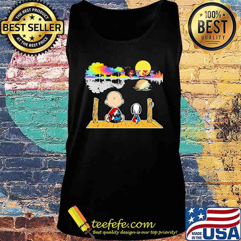 Snoopy And Friend Look At Dancing Bear Moon Grateful Dead Steal Shirt Tank top Snoopy And Friend Look At Dancing Bear Moon Grateful Dead Steal Shirt Tank top