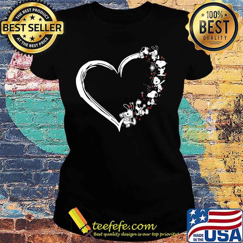 Snoopy Love Heart Merry Xmas Shirt Ladies tee Snoopy Love Heart Merry Xmas Shirt Ladies tee