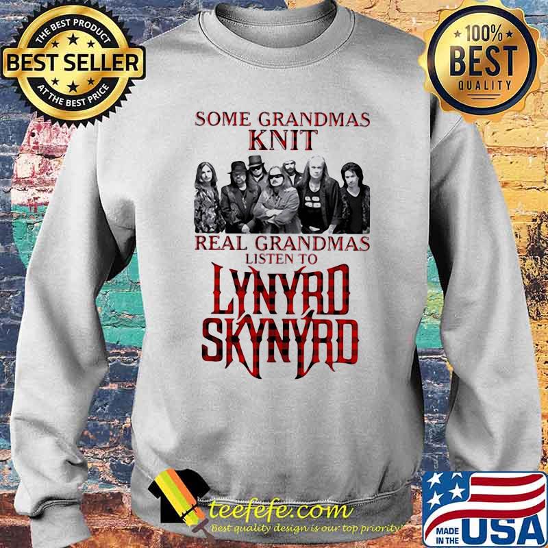 Some Grandmas Knit Real Grandmas Listen To Lynyrd Skynyrd Xmas Shirt Sweater Some Grandmas Knit Real Grandmas Listen To Lynyrd Skynyrd Xmas Shirt Sweater
