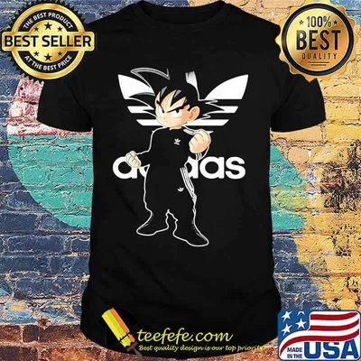 Songoku Dragon Ball Adidas Logo Shirt