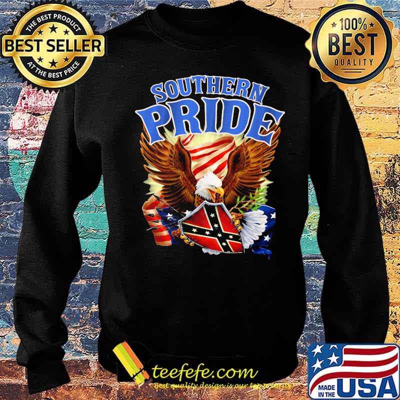 Southern Pride Eagle American Shield Flag Shirt Sweater Southern Pride Eagle American Shield Flag Shirt Sweater