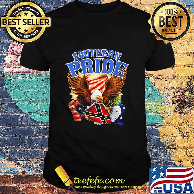Southern Pride Eagle American Shield Flag Shirt Southern Pride Eagle American Shield Flag Shirt