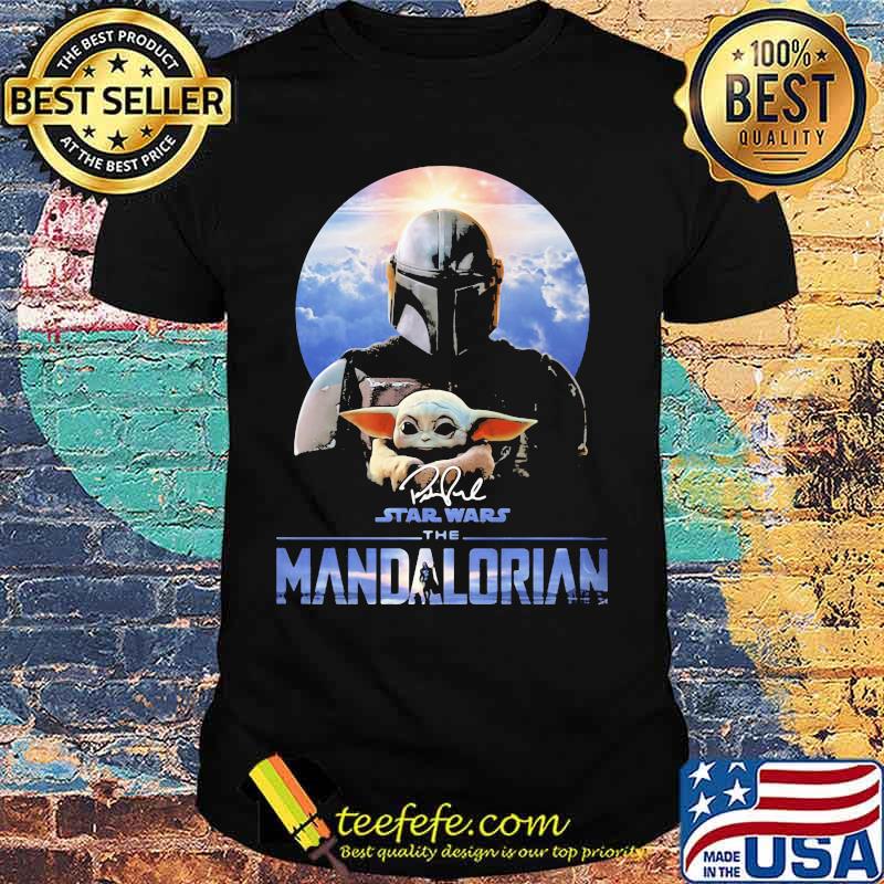 Star War The Mandalorian Baby Yoda Signature Shirt Star War The Mandalorian Baby Yoda Signature Shirt