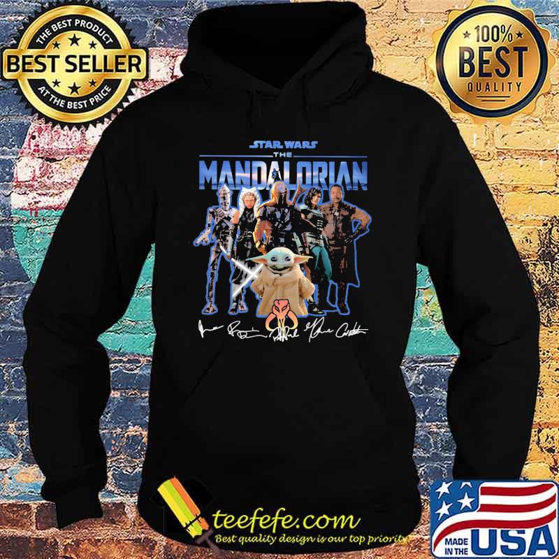Star Wars The Mandalorian Baby Yoda Signature Shirt Hoodie Star Wars The Mandalorian Baby Yoda Signature Shirt Hoodie