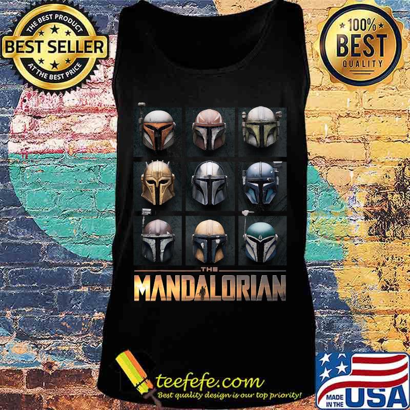 Star Wars The Mandalorian Helmet Box Up Shirt Tank top Star Wars The Mandalorian Helmet Box Up Shirt Tank top