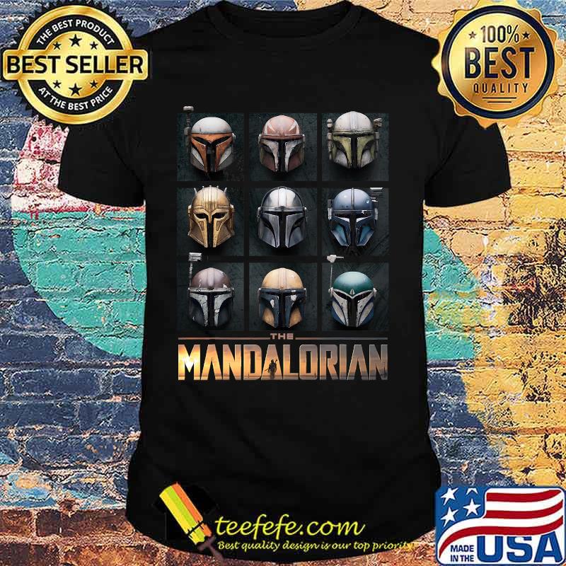 Star Wars The Mandalorian Helmet Box Up Shirt Star Wars The Mandalorian Helmet Box Up Shirt