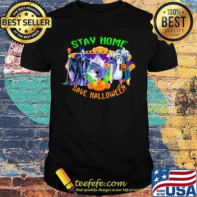 Stay Hone Save Pumpkin Disney Villains Halloween Shirt