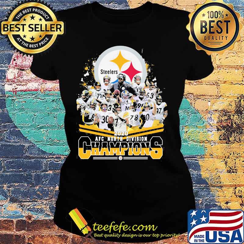 Steelers Logo 2020 Afc North Divison Champions Shirt Ladies tee Steelers Logo 2020 Afc North Divison Champions Shirt Ladies tee