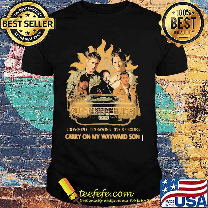 Supernatural 15th Anniversary Carry On My Wayward Son Shirt