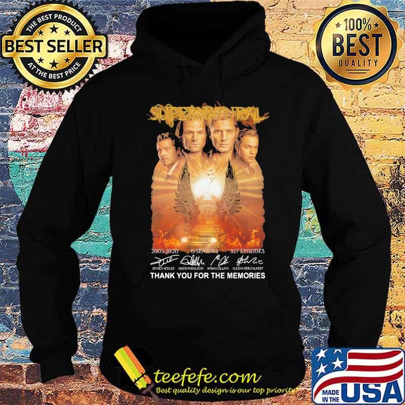Supernatural Thank You For The Memories Signuature Shirt Hoodie Supernatural Thank You For The Memories Signuature Shirt Hoodie