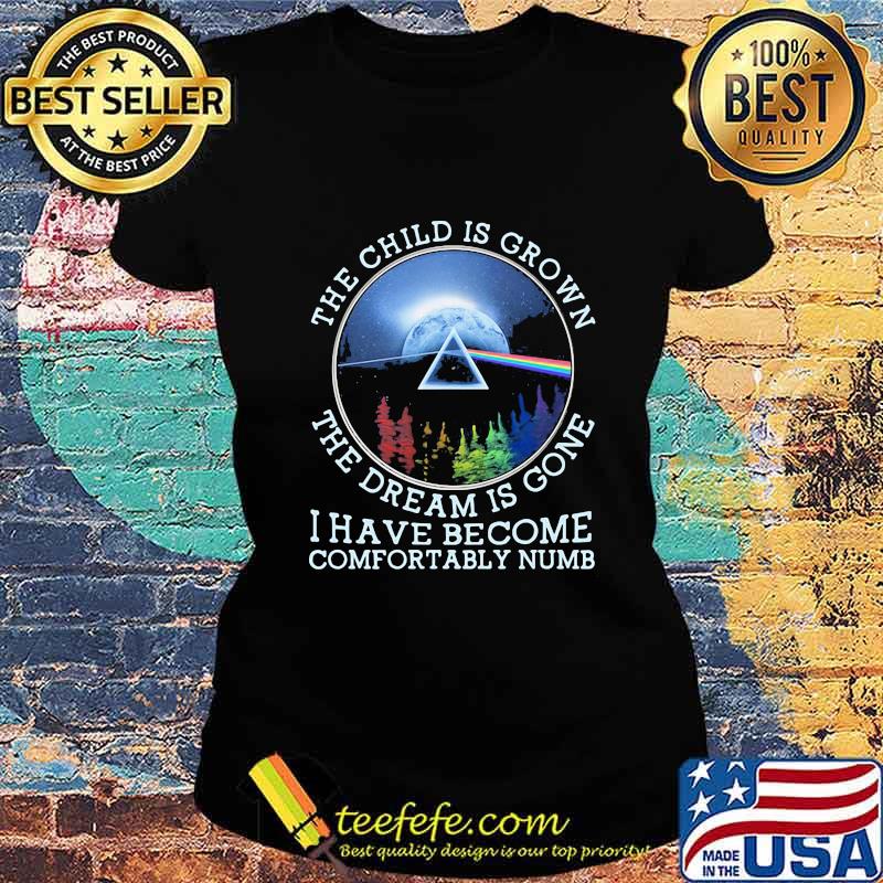 The Child Is Grown The Dream Is Gone I Have Become Comfortably Numb Pink Floyd Lgbt Shirt Ladies tee The Child Is Grown The Dream Is Gone I Have Become Comfortably Numb Pink Floyd Lgbt Shirt Ladies tee