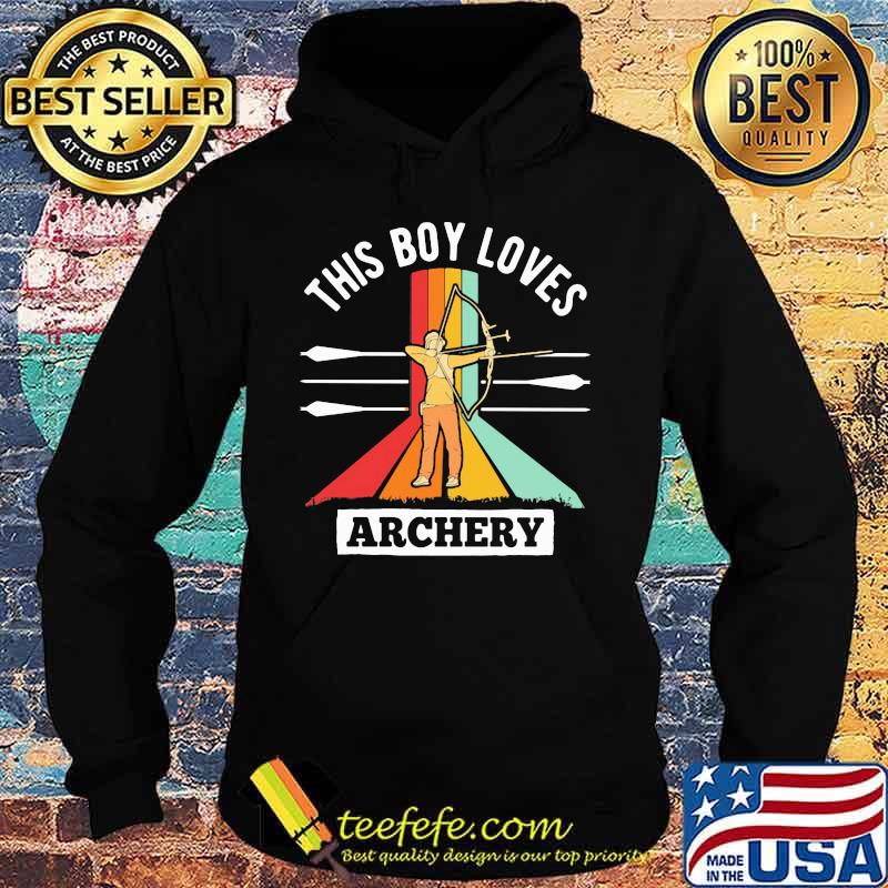 This Boy Loves Archery Vintage Shirt Hoodie This Boy Loves Archery Vintage Shirt Hoodie