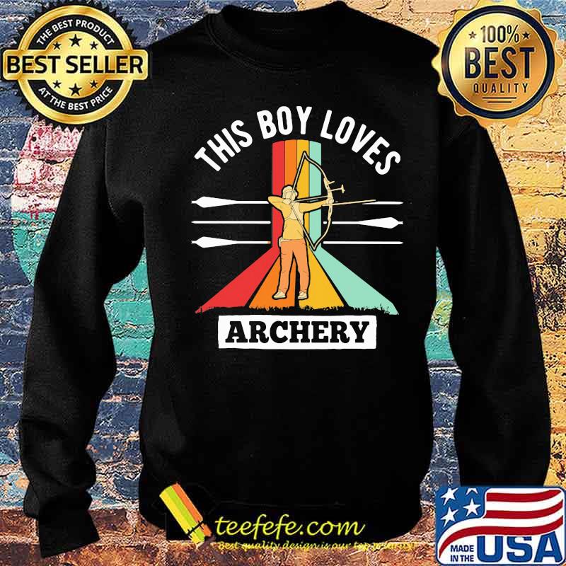This Boy Loves Archery Vintage Shirt Sweater This Boy Loves Archery Vintage Shirt Sweater