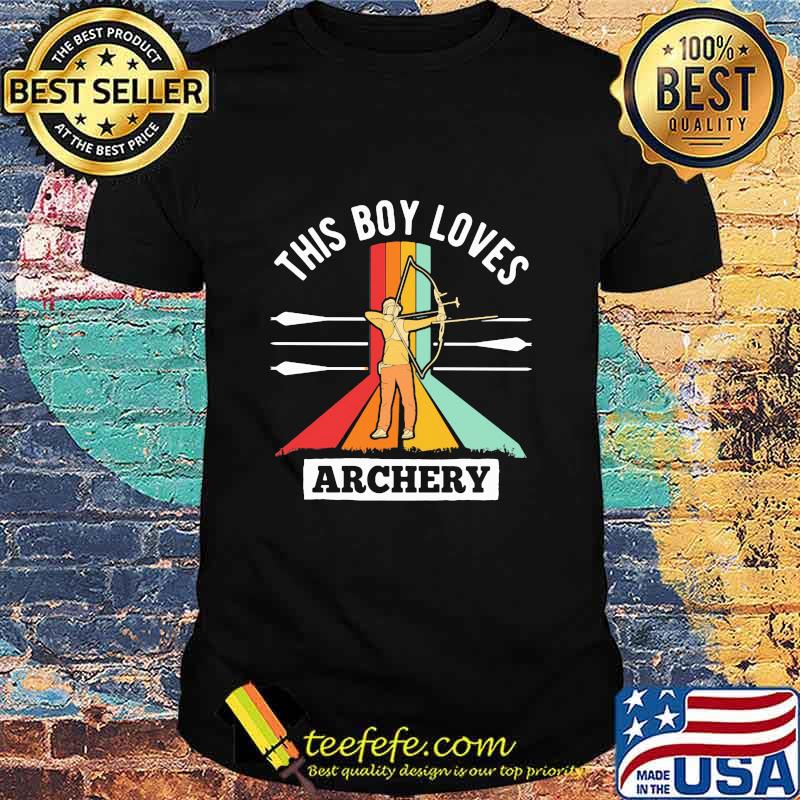 This Boy Loves Archery Vintage Shirt This Boy Loves Archery Vintage Shirt
