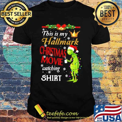 This Is My Hallmark Christmas Movie Watching Grinch Shirt