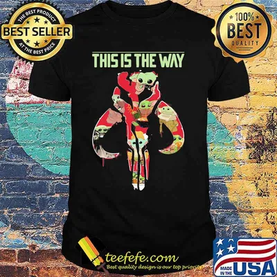 This Is The Way The Mandalorian Star Wars Baby Yoda Skull Shirt