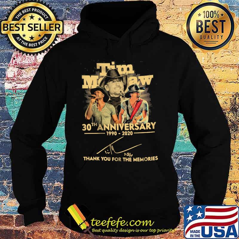 Tim Mopaw 30th Anniversary 1990 2020 Thank You For The Memories Signature Shirt Hoodie Tim Mopaw 30th Anniversary 1990 2020 Thank You For The Memories Signature Shirt Hoodie