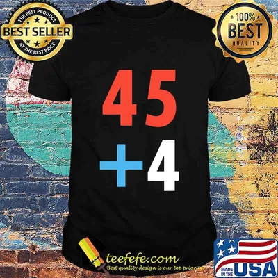 Trump Inauguration 2021 Math 45 + 4 Fraud 2020 Shirt