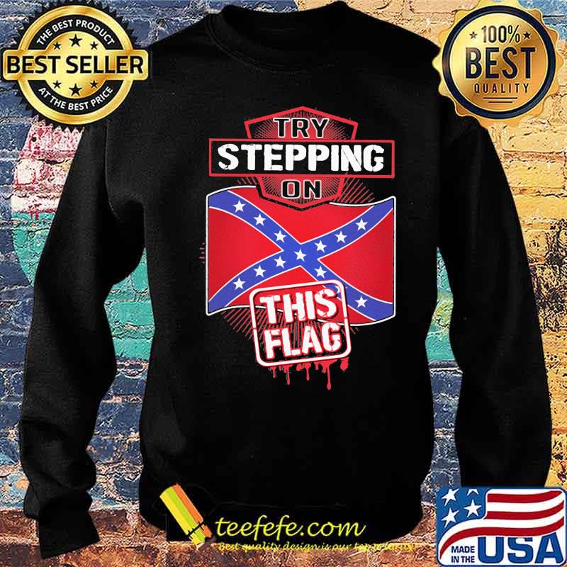 Try Stepping On United Kingdom Flag Shirt Sweater Try Stepping On United Kingdom Flag Shirt Sweater
