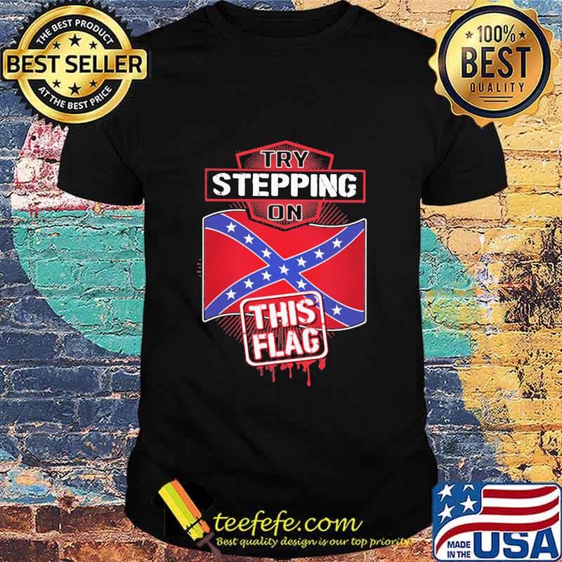 Try Stepping On United Kingdom Flag Shirt Try Stepping On United Kingdom Flag Shirt