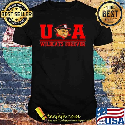Ua Wildcats Forever Association Hat Black Shirt