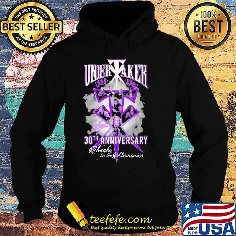 Undertaker 1990 2020 30th Anniversary Thank You For The Memories Signuature Shirt Hoodie Undertaker 1990 2020 30th Anniversary Thank You For The Memories Signuature Shirt Hoodie