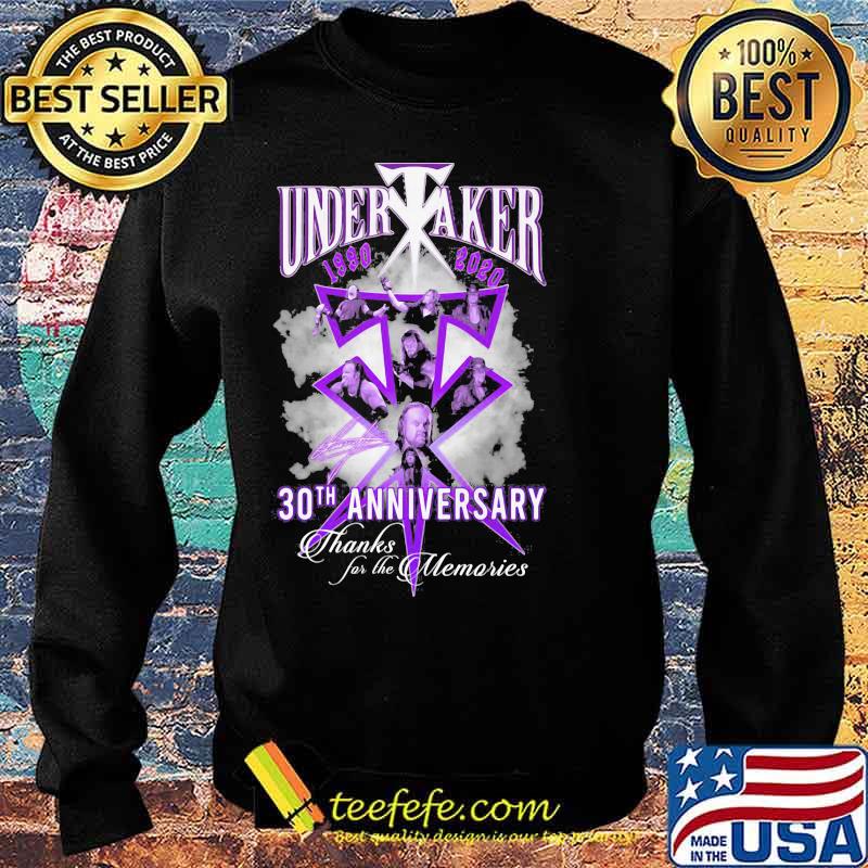 Undertaker 1990 2020 30th Anniversary Thank You For The Memories Signuature Shirt Sweater Undertaker 1990 2020 30th Anniversary Thank You For The Memories Signuature Shirt Sweater
