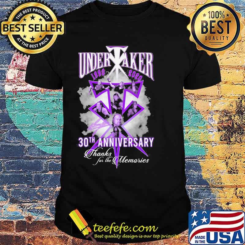Undertaker 1990 2020 30th Anniversary Thank You For The Memories Signuature Shirt Undertaker 1990 2020 30th Anniversary Thank You For The Memories Signuature Shirt