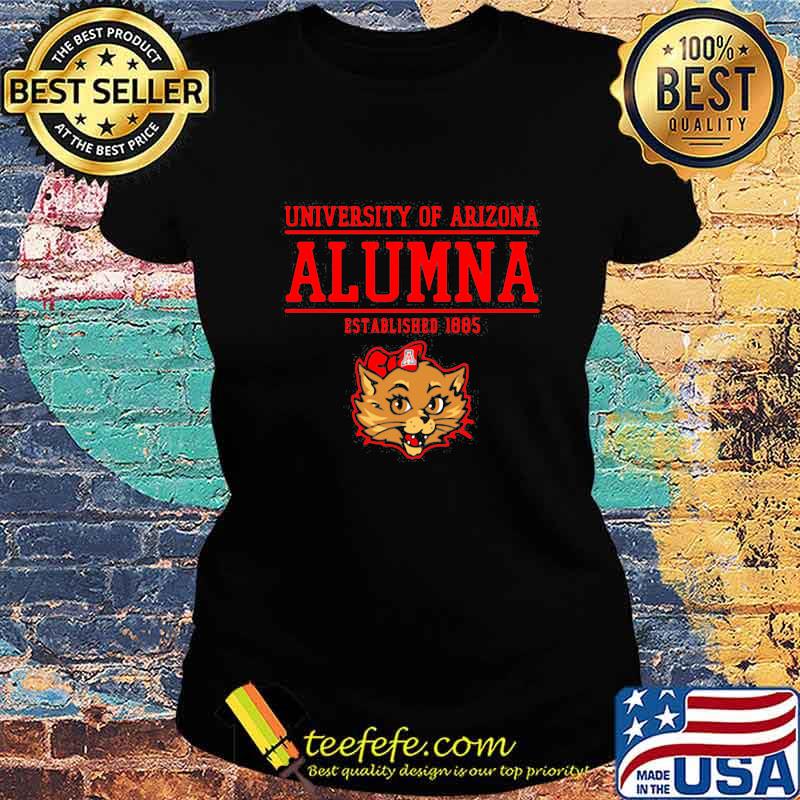 University Of Arizona Alumni Established 1885 Wildcat Red Bow Shirt Ladies tee University Of Arizona Alumni Established 1885 Wildcat Red Bow Shirt Ladies tee