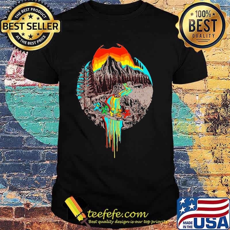 Volcanoes Overflowing Dancing Bear Grateful Dead Shirt Volcanoes Overflowing Dancing Bear Grateful Dead Shirt