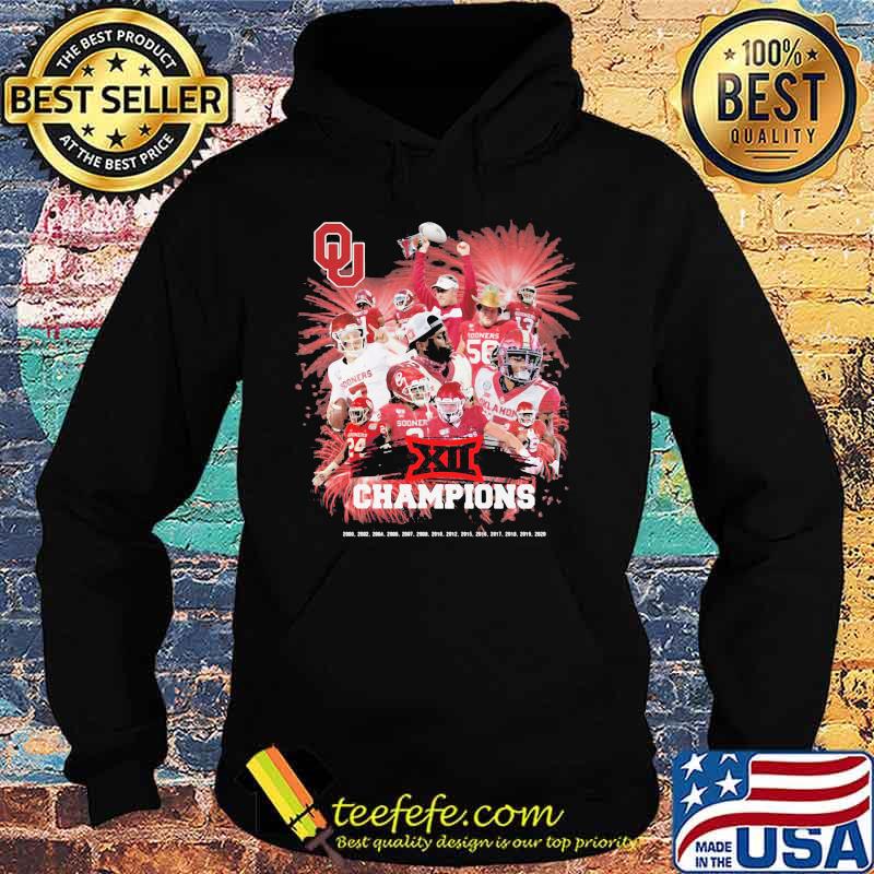 XII Champions Boomner Sooner Football Victory Shirt Hoodie XII Champions Boomner Sooner Football Victory Shirt Hoodie