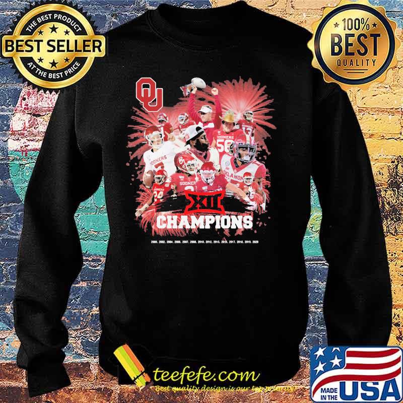 XII Champions Boomner Sooner Football Victory Shirt Sweater XII Champions Boomner Sooner Football Victory Shirt Sweater