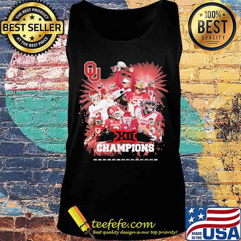 XII Champions Boomner Sooner Football Victory Shirt Tank top XII Champions Boomner Sooner Football Victory Shirt Tank top