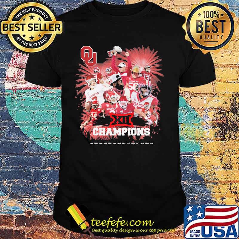 XII Champions Boomner Sooner Football Victory Shirt XII Champions Boomner Sooner Football Victory Shirt