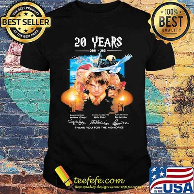 20 Years Of 2001 2021 Thank You For The Memories Harry Potter Shirt