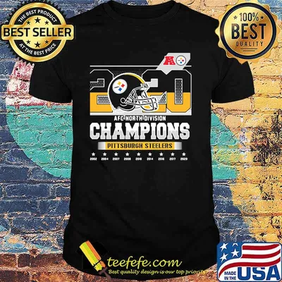 2020 Afc North Division Champions Pittsburgh Steelers Shirt