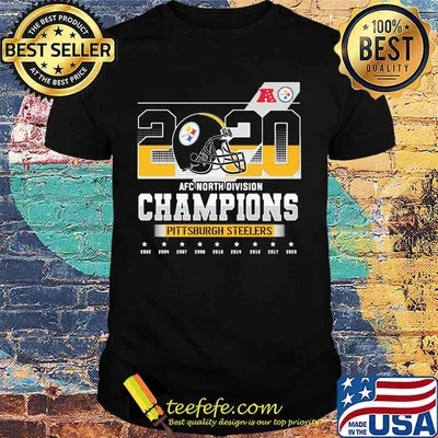2020 Afc North Division Champions Pittsburgh Steelers Shirt