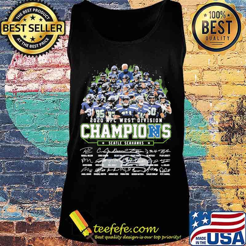 2020 Afc West Division Champions Seatle Seahawks Signature Shirt Tank top 2020 Afc West Division Champions Seatle Seahawks Signature Shirt Tank top