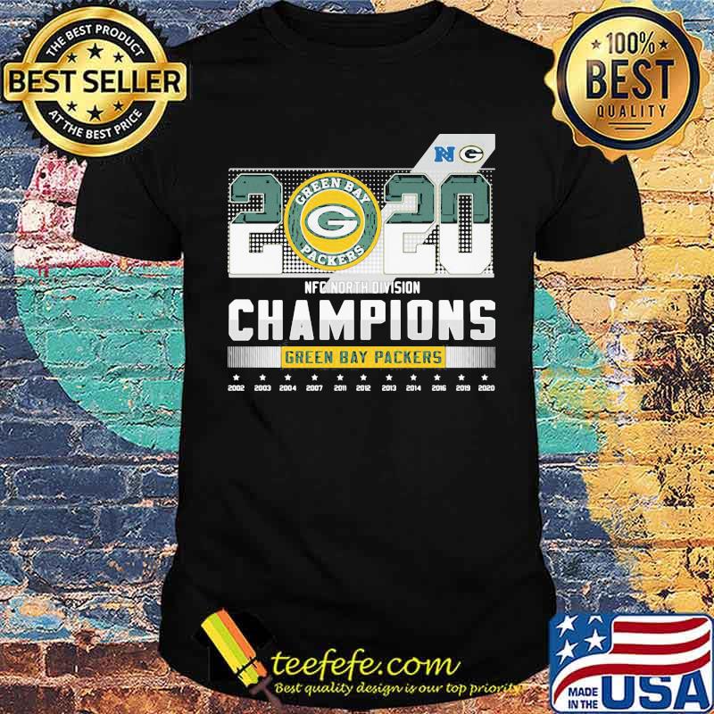 2020 Green Bay Packers North Division Champions Stars Shirt