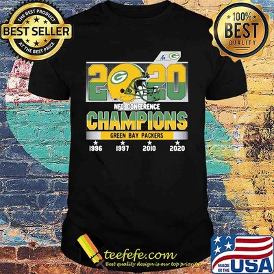 2020 Nfc Conference Champions Green Bay Packers Football Shirt