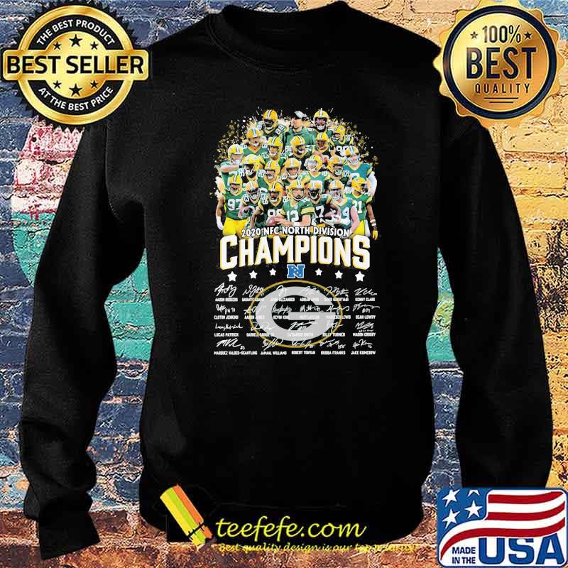 2020 Nfc North Division Champions Green Bay Packers Signature Shirt Sweater 2020 Nfc North Division Champions Green Bay Packers Signature Shirt Sweater