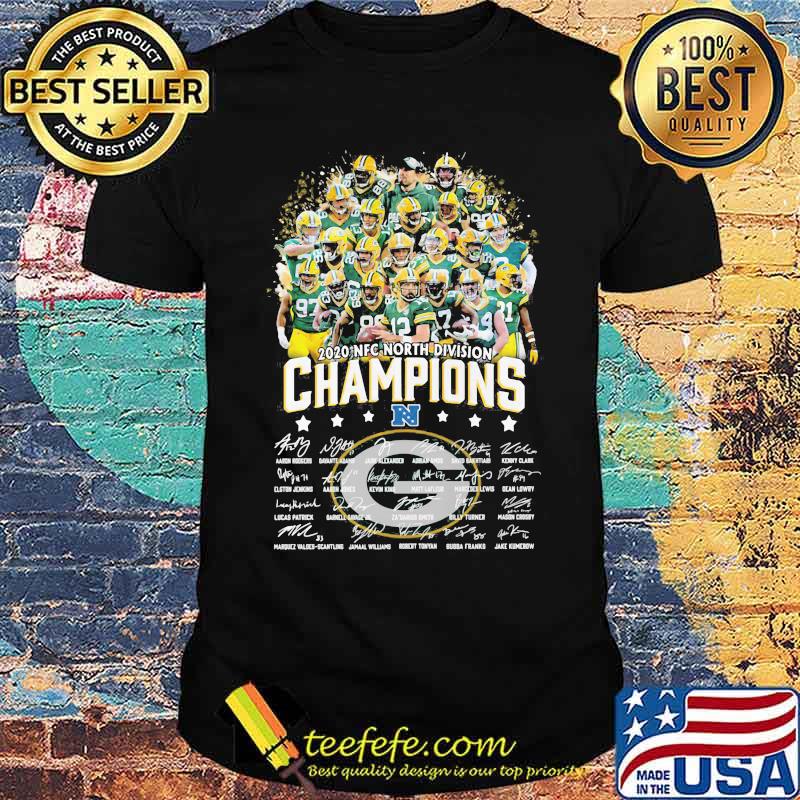 2020 Nfc North Division Champions Green Bay Packers Signature Shirt 2020 Nfc North Division Champions Green Bay Packers Signature Shirt