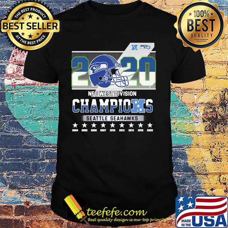 2020 Nfc West Division Champions Seatle Seahawks Stars Shirt