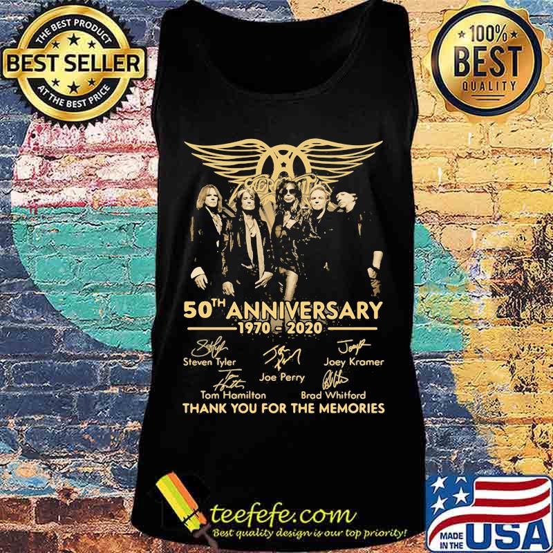 50th Anniversary 1970 2020 Thank You For The Memories Signature Shirt Tank top 50th Anniversary 1970 2020 Thank You For The Memories Signature Shirt Tank top