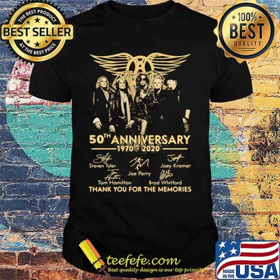 50th Anniversary 1970 2020 Thank You For The Memories Signature Shirt