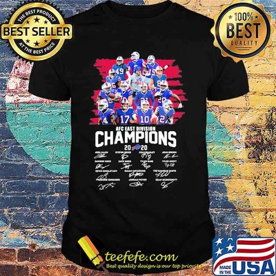 Afc East Division Champion 2020 Buffalo Bills Football Signature Shirt